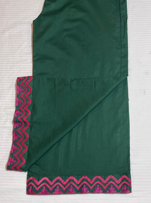 Sapphire emb trouser lawn