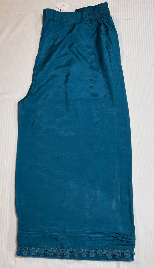 Sapphire silk trouser