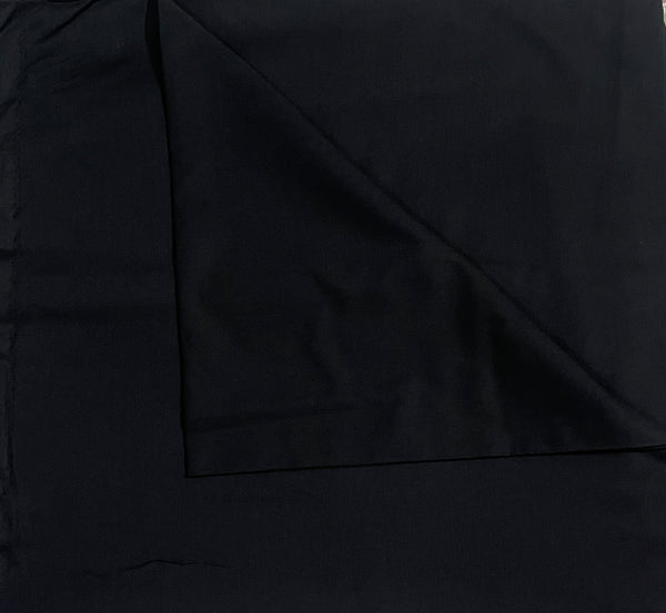 Cross stitch plain black silk  2pc