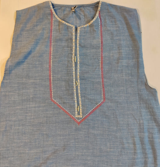 Ethnic emb shirt