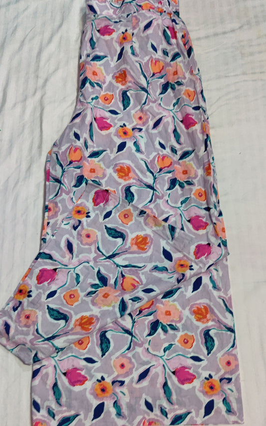 Sapphire printed lawn trouser