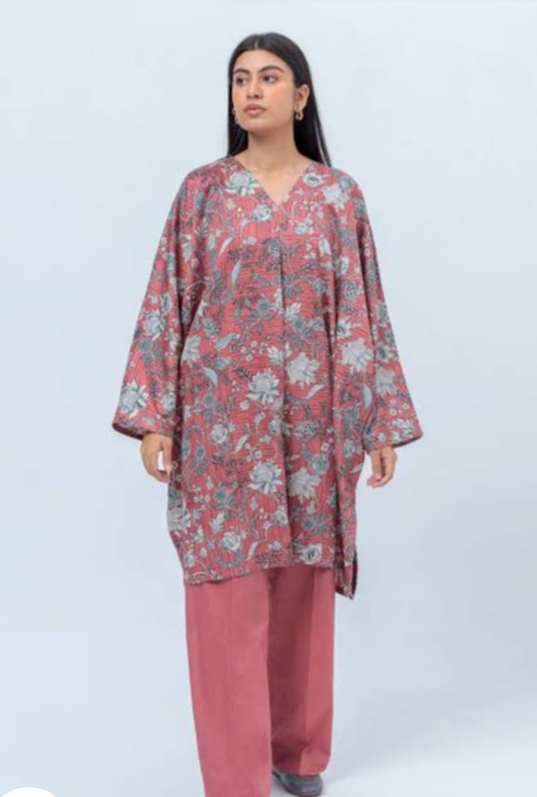 Beechtree unstitched cotton satin 2pc suit