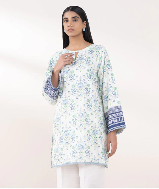 Sapphire printed 2pc suit khadar