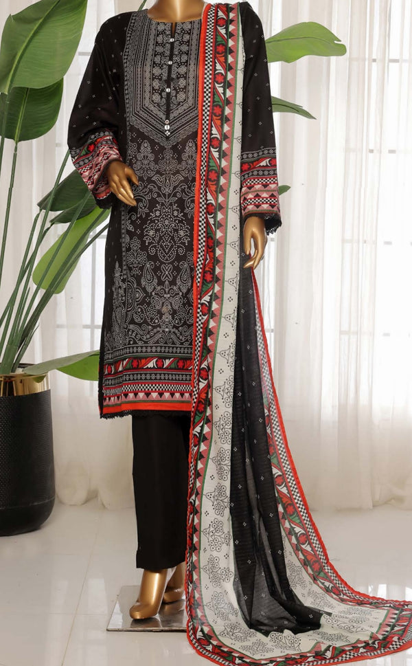 Sadabahar printed lawn 3pc