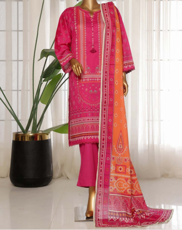 Sadabahar printed lawn 3pc