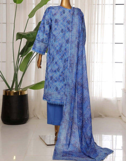 Sadabahar printed lawn 3pc