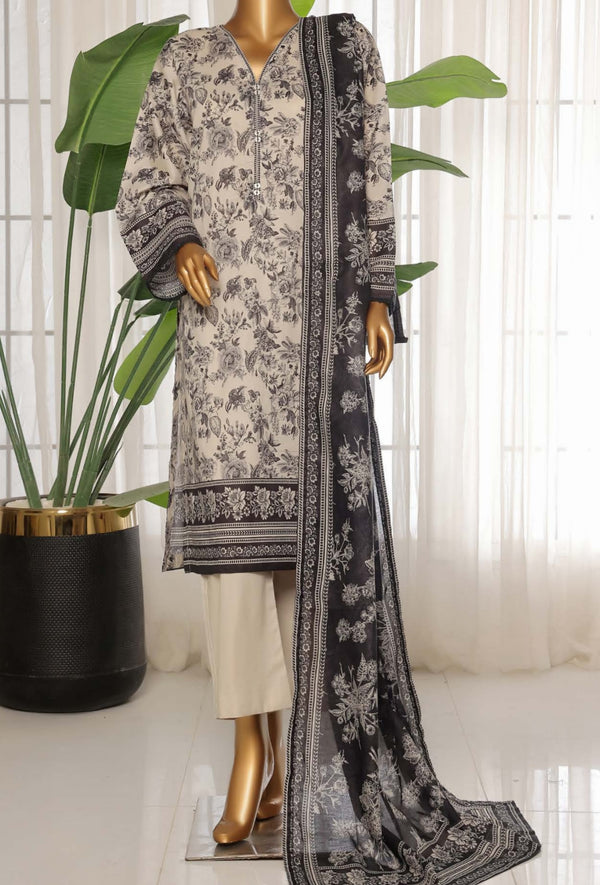 Sadabahar printed lawn 3pc