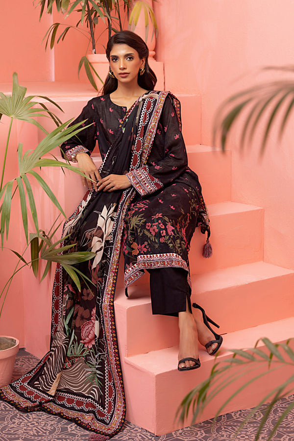 Lakhany printed lawn 3pc