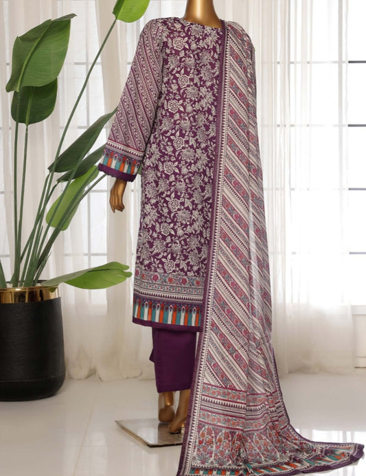 Sadabahar printed lawn 3pc