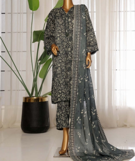 Sadabahar printed lawn 3pc