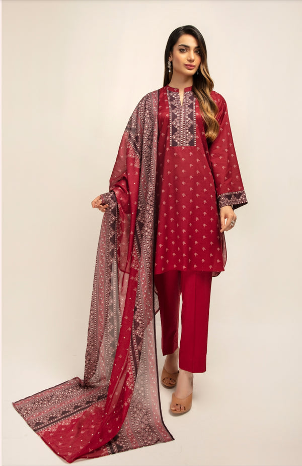 Nishat printed lawn 3pc