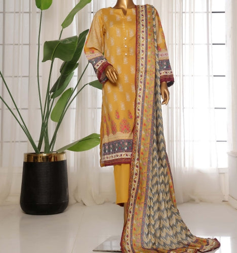 Sadabahar printed lawn 3pc