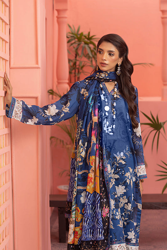 Lakhany printed lawn 3pc