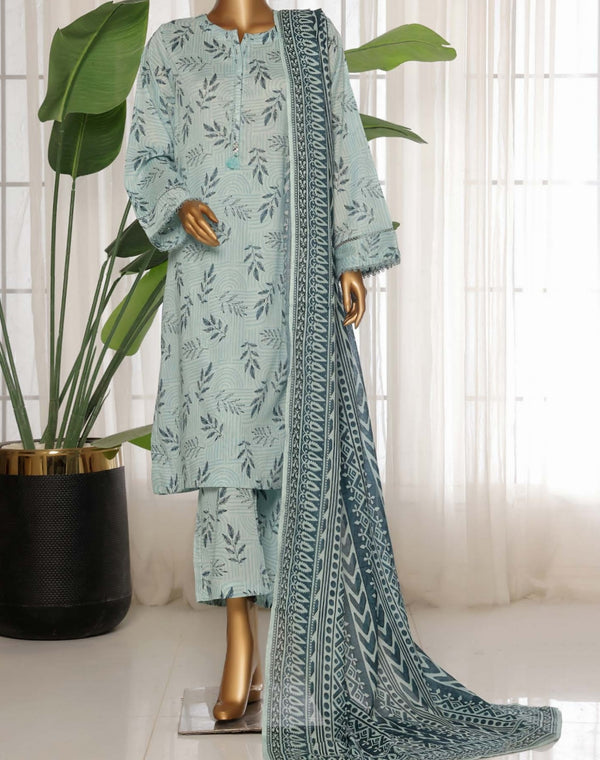 Sadabahar printed lawn 3pc