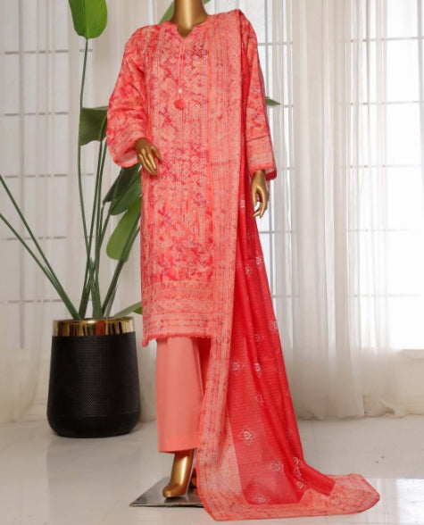 Sadabahar printed lawn 3pc