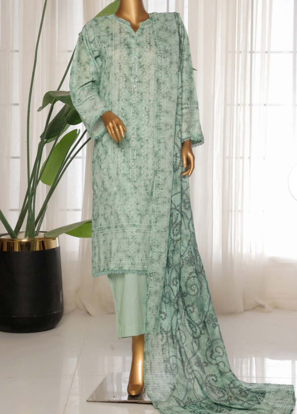 Sadabahar printed lawn 3pc