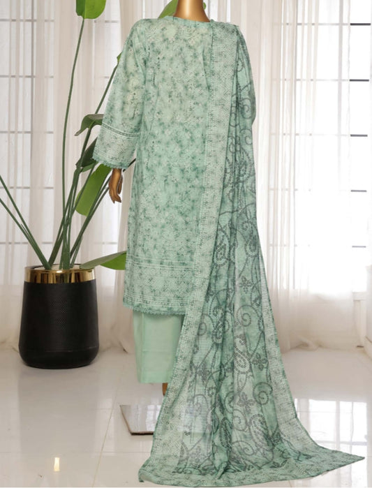 Sadabahar printed lawn 3pc