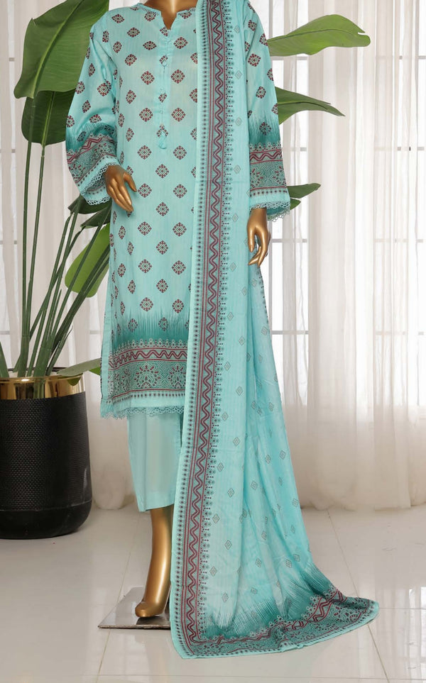 Sadabahar printed lawn 3pc