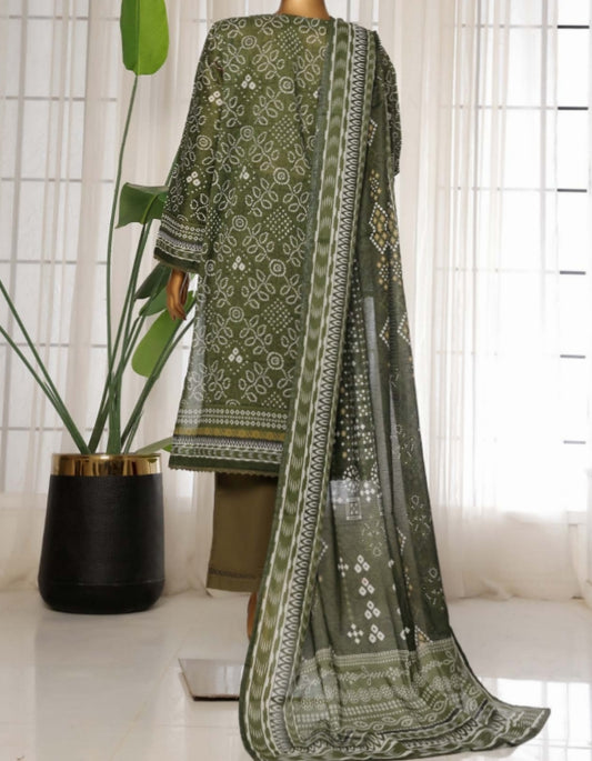 Sadabahar printed lawn 3pc